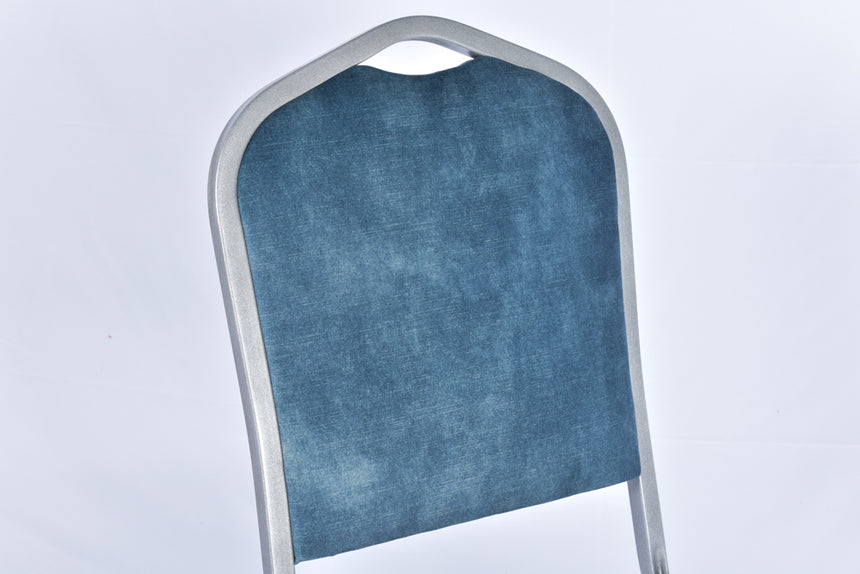 Scaun Mark premium pentru conferințe – cu tapițerie rezistentă la pete, culoare petrolMobCenter