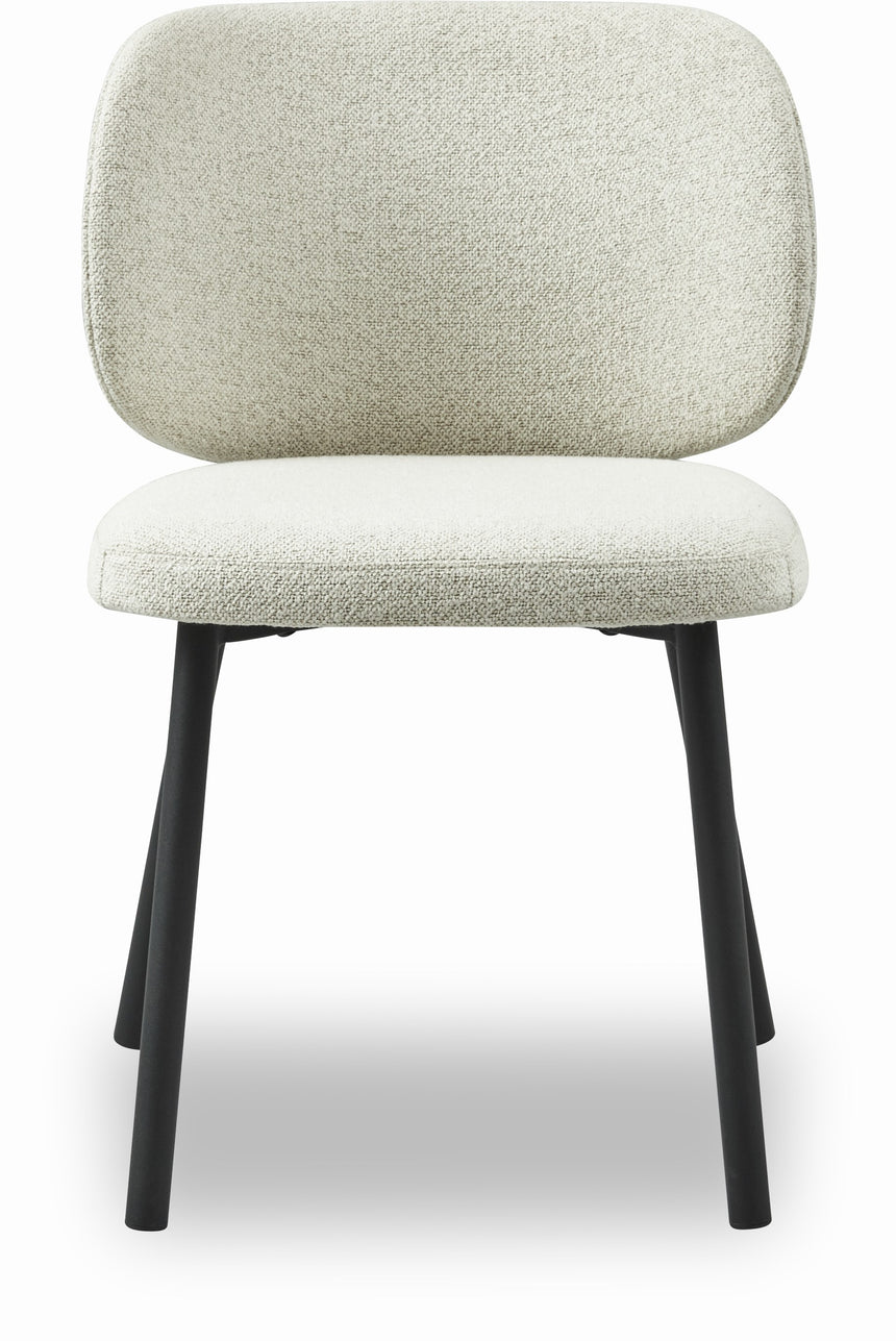 Scaun SWAN din bouclé alb unt – disponibil în mai multe culoriMobCenter