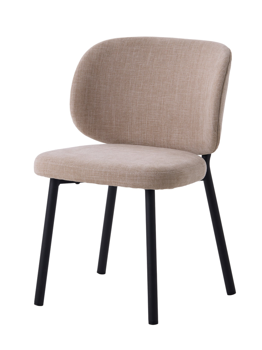 Scaun SWAN din bouclé alb unt – disponibil în mai multe culoriMobCenter