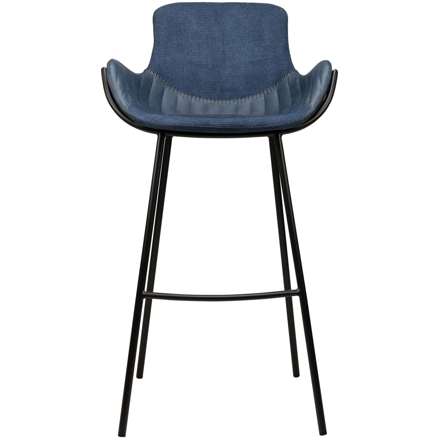 Scaun de bar pentru restaurant Alya, culoare albastrăMobCenter