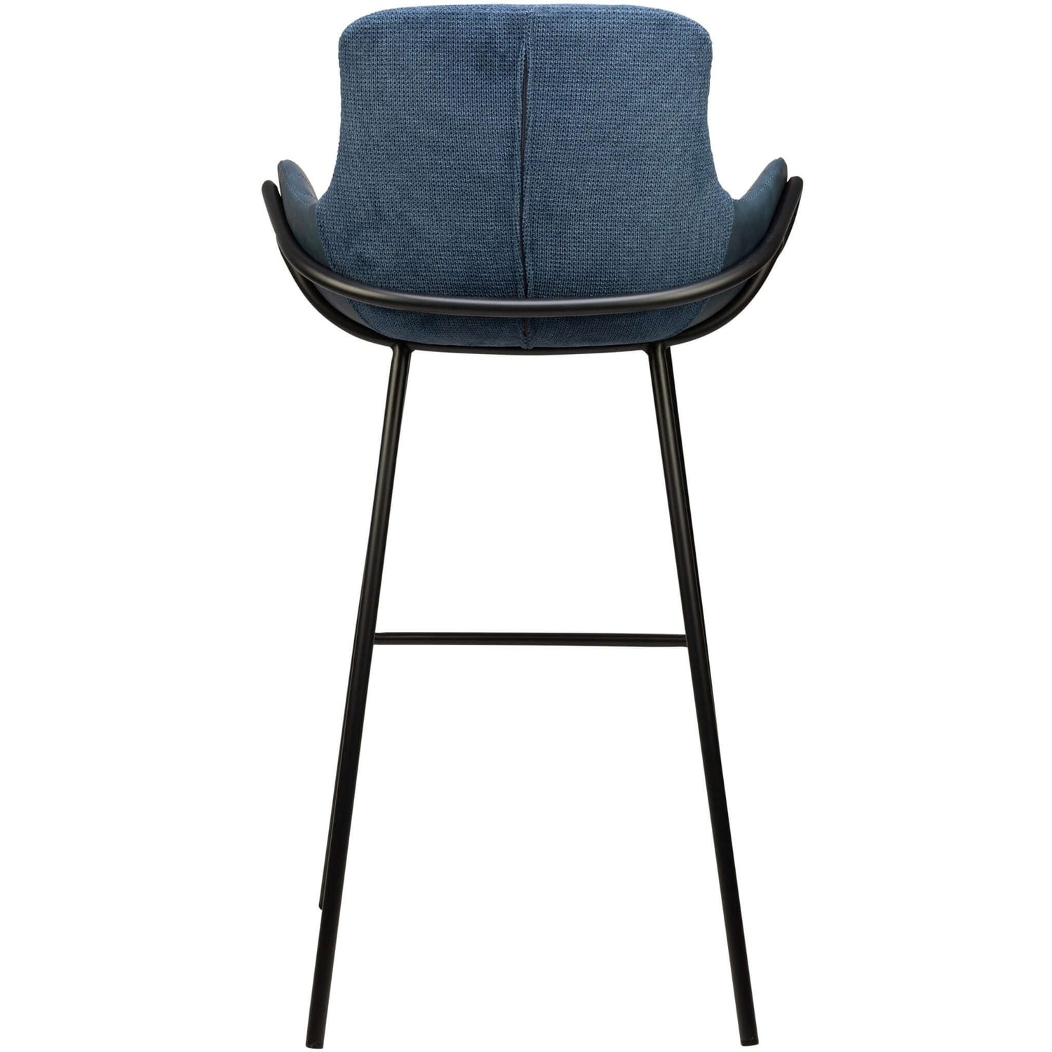 Scaun de bar pentru restaurant Alya, culoare albastrăMobCenter