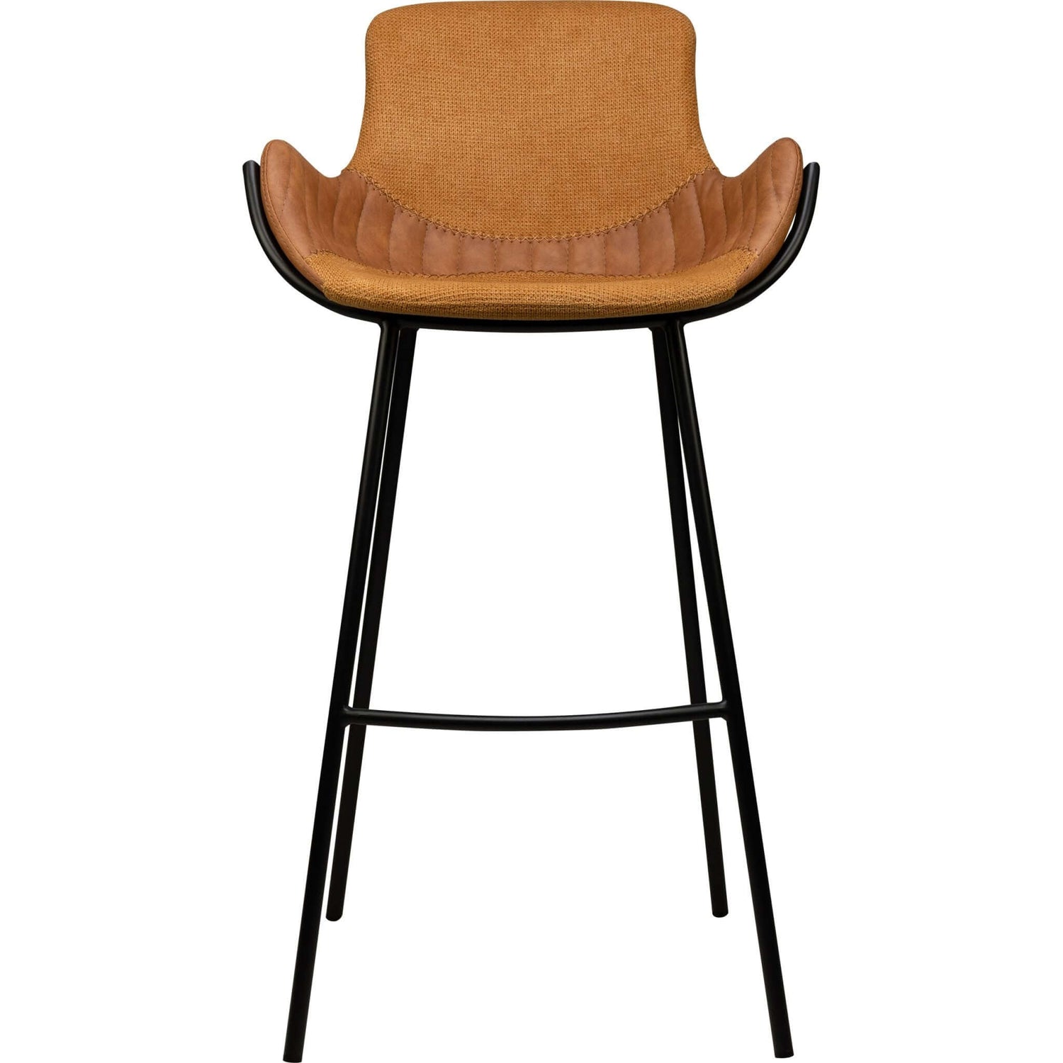 Scaun de bar pentru restaurant Alya, culoare galbenMobCenter