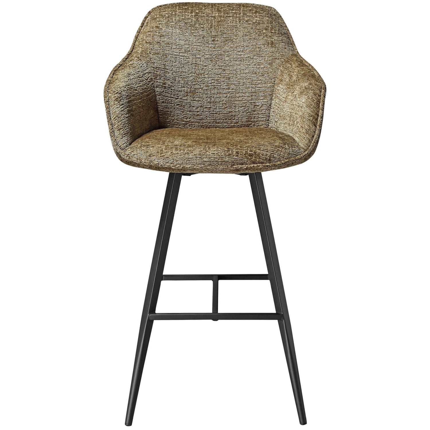 Scaun de bar pentru restaurant Ella, culoare brandyMobCenter