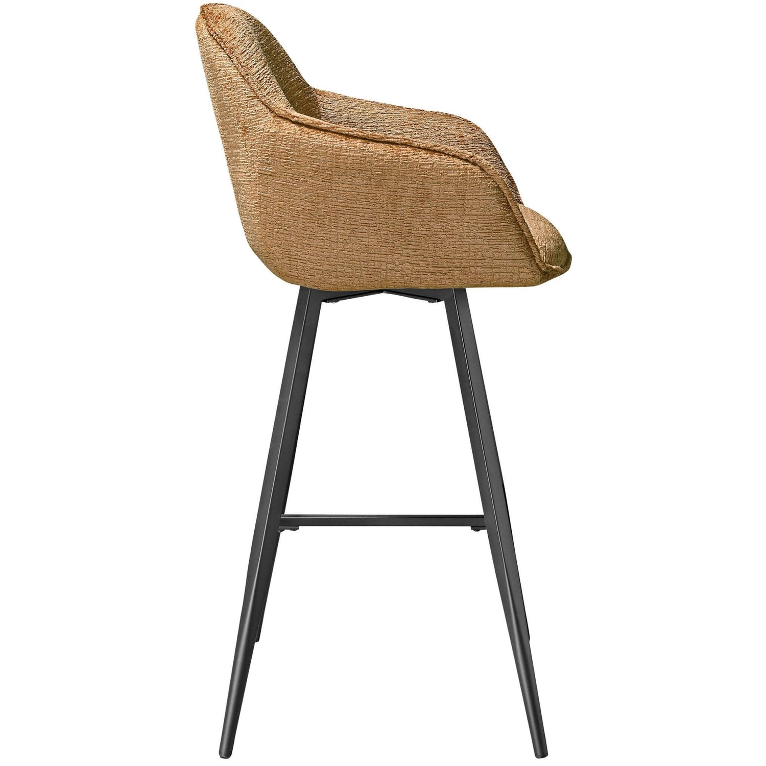 Scaun de bar pentru restaurant Ella, culoare cognacMobCenter