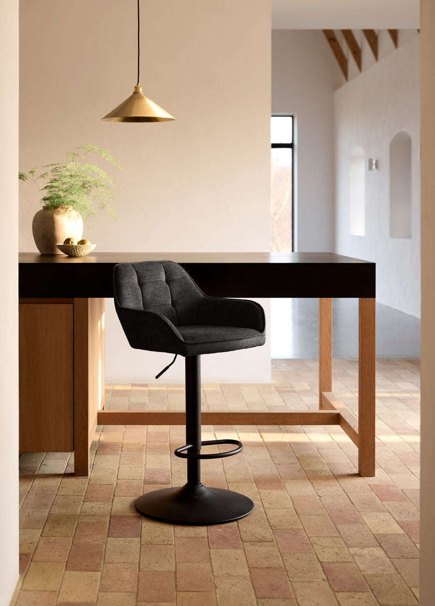 Scaun de bar reglabil NOLAN, culoare square griMobCenter