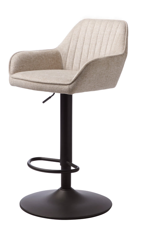 Scaun de bar reglabil NOLAN, culoare stripe sandMobCenter