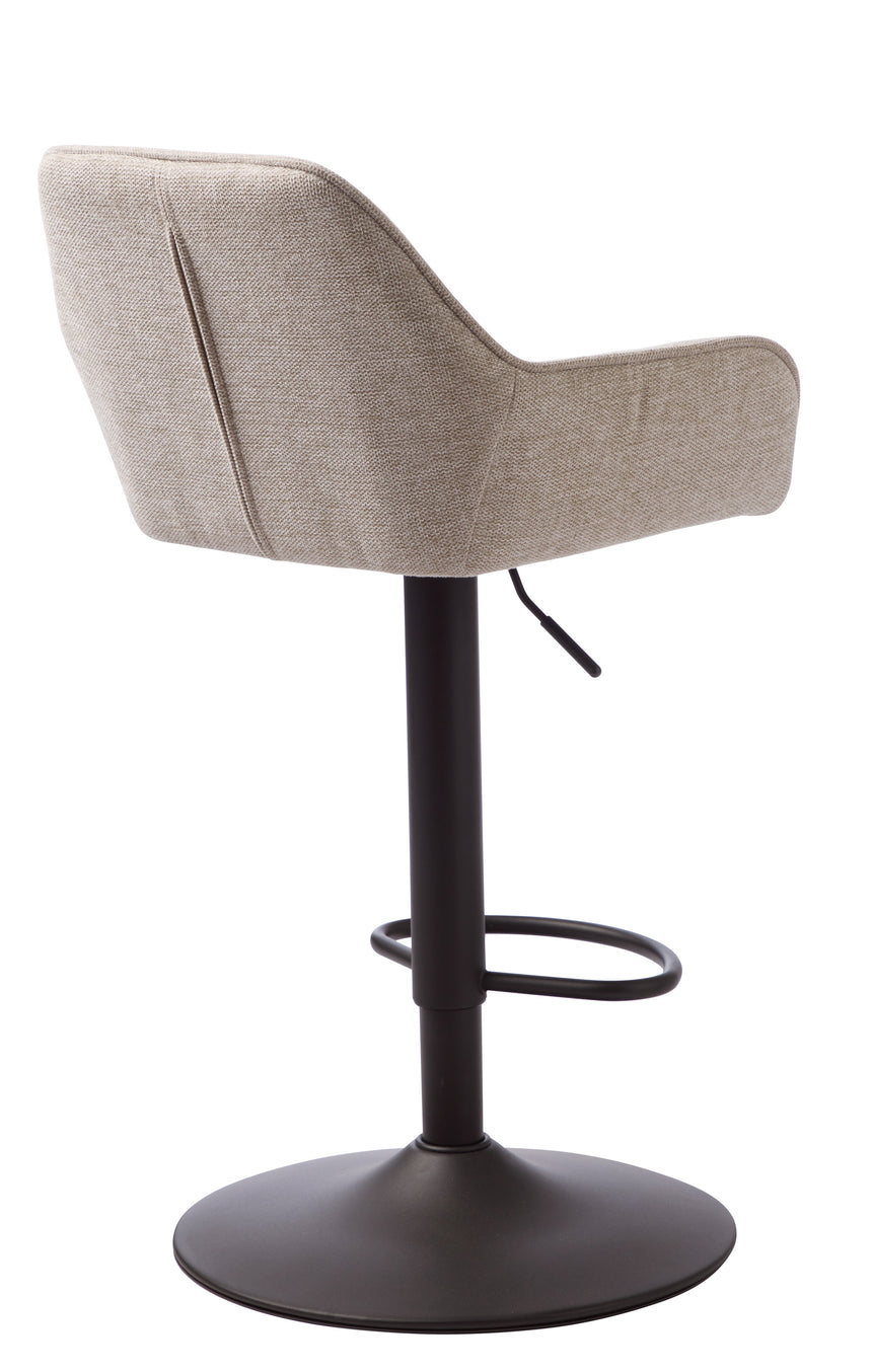 Scaun de bar reglabil NOLAN, culoare stripe sandMobCenter