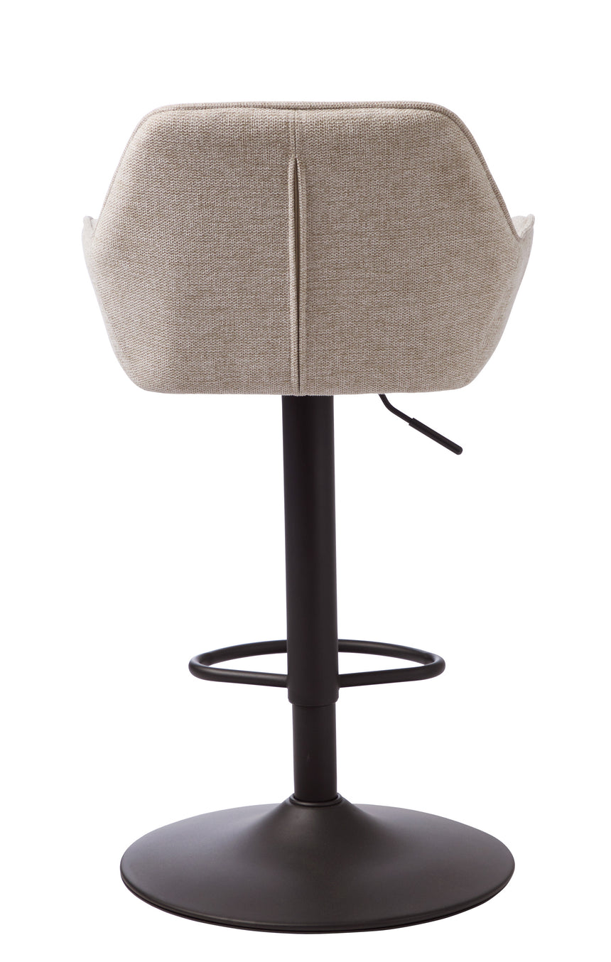 Scaun de bar reglabil NOLAN, culoare stripe sandMobCenter