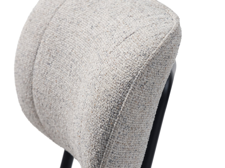 Scaun de dining BUFFALO, tapițerie melange alb untMobCenter