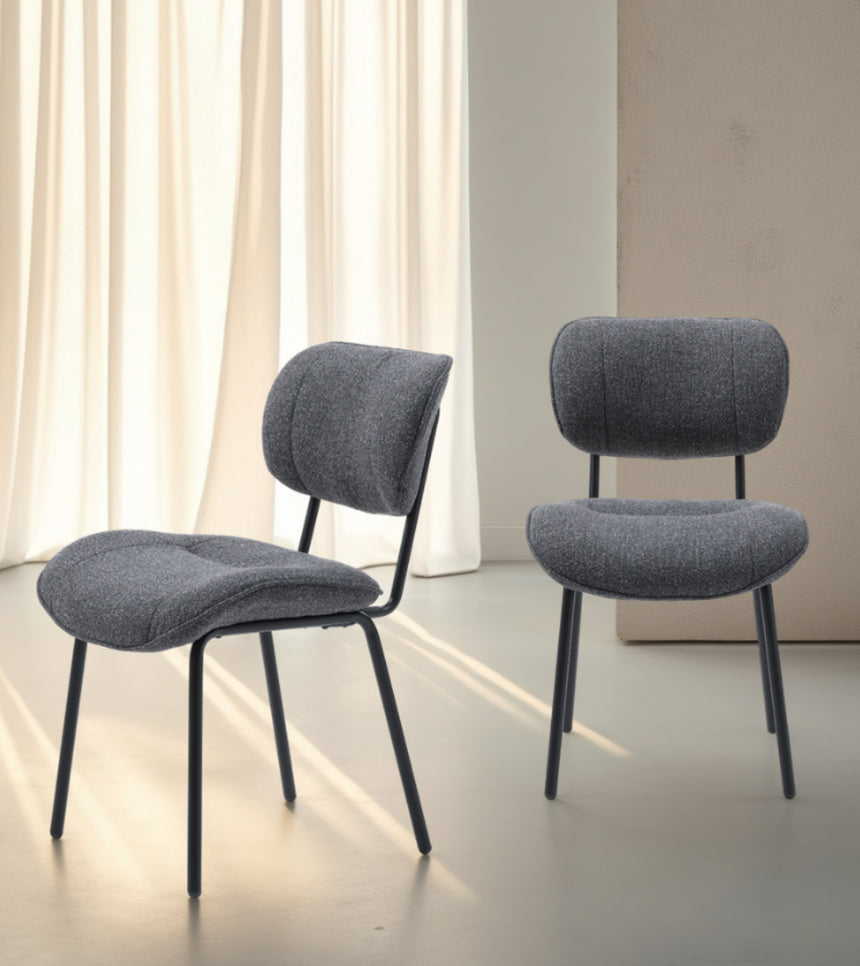 Scaun de dining Buffalo, culoare griMobCenter