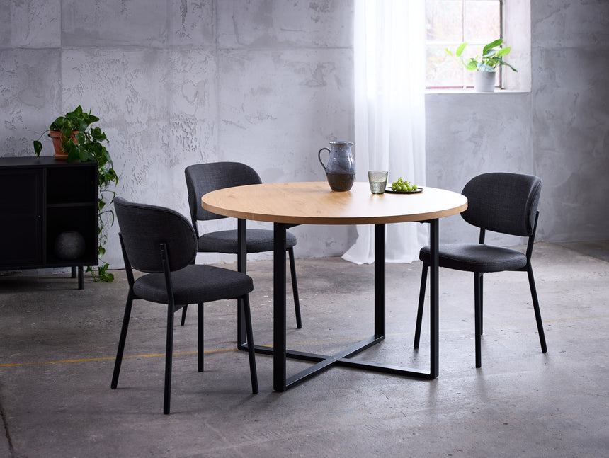 Scaun de dining Fowler, culoare griMobCenter