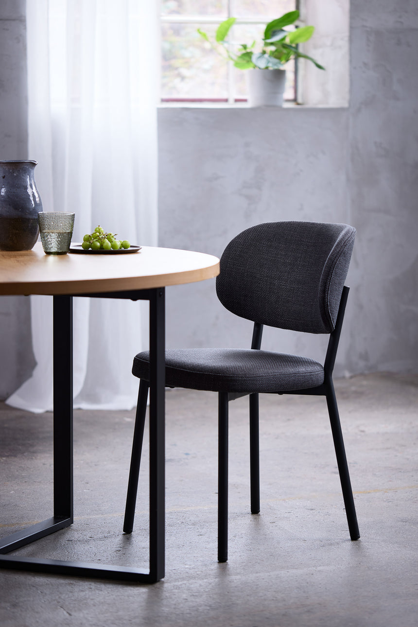 Scaun de dining Fowler, culoare griMobCenter