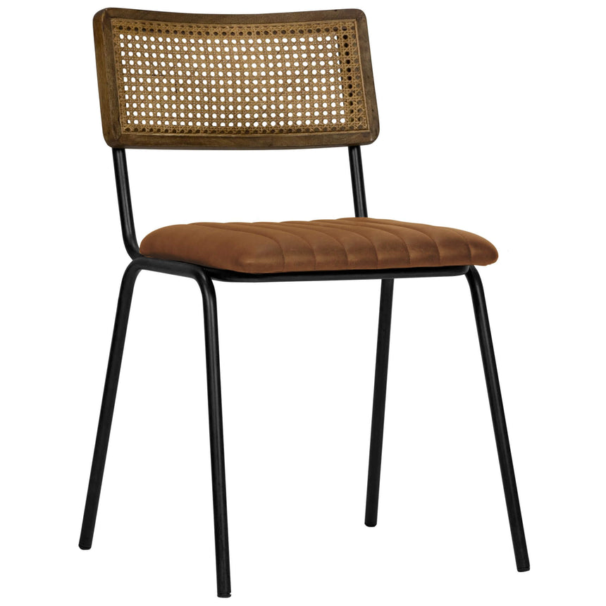 Scaun de dining Jens, în culoare cognacMobCenter