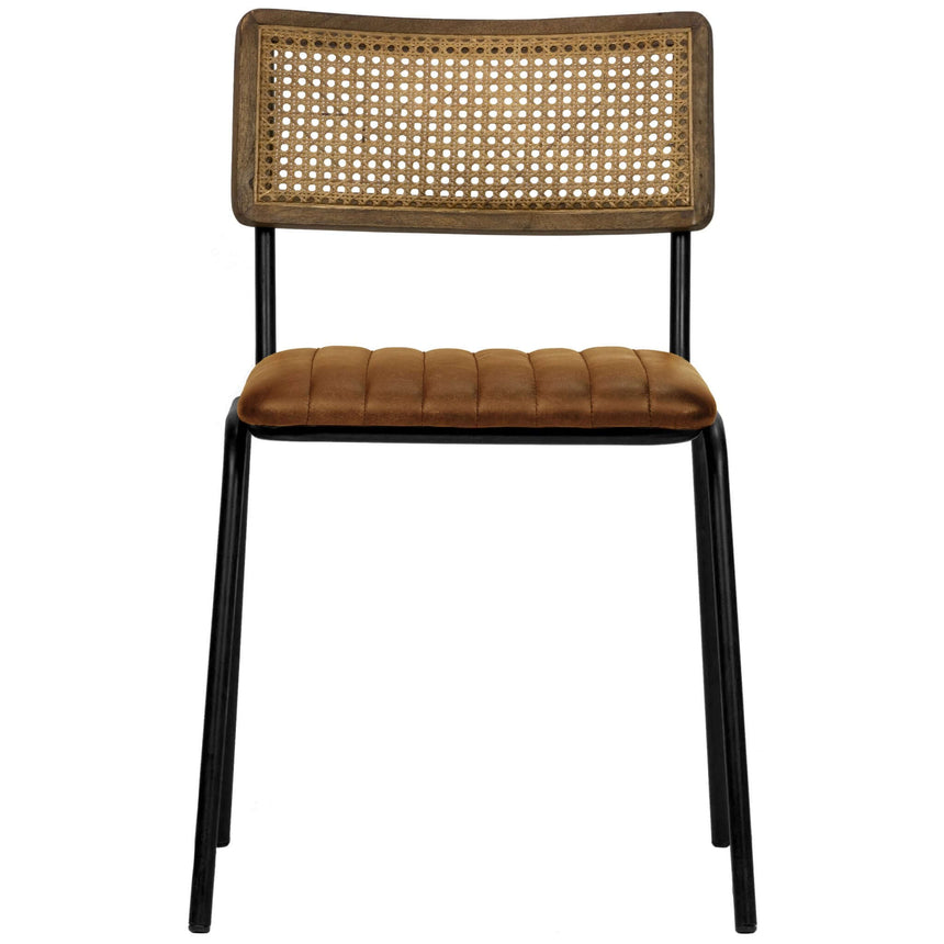 Scaun de dining Jens, în culoare cognacMobCenter