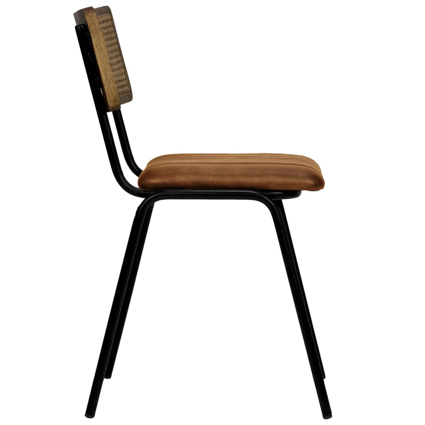 Scaun de dining Jens, în culoare cognacMobCenter