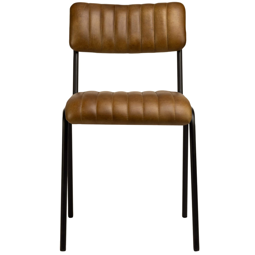 Scaun de dining Jenson, în culoare cognacMobCenter
