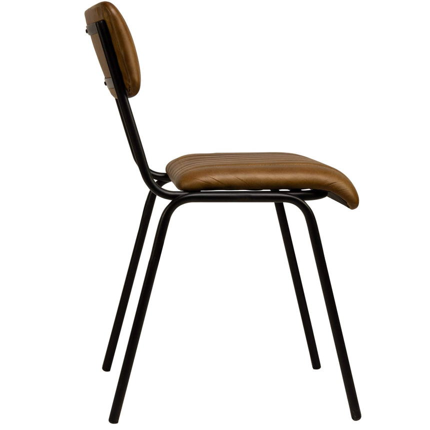 Scaun de dining Jenson, în culoare cognacMobCenter