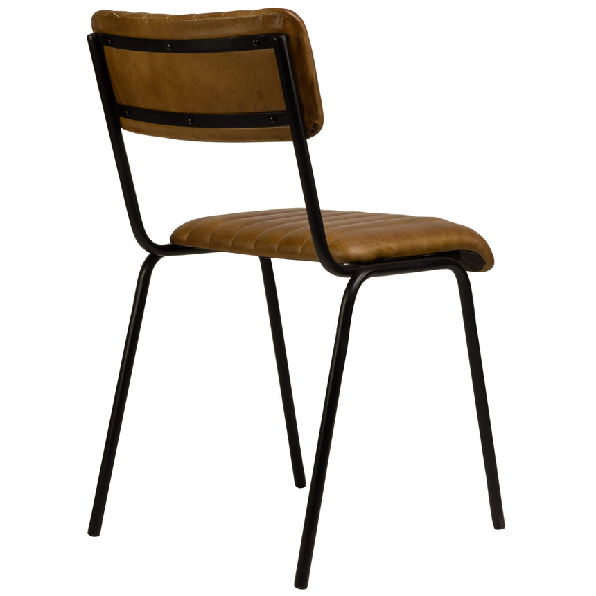 Scaun de dining Jenson, în culoare cognacMobCenter