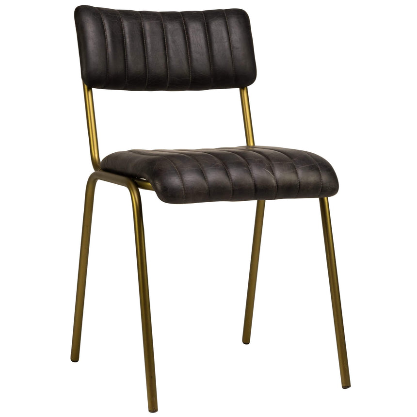 Scaun de dining Jenson, în culoare negruMobCenter