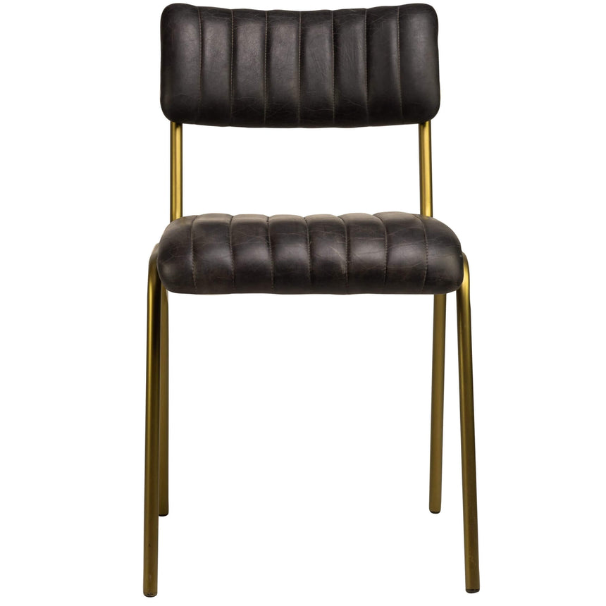 Scaun de dining Jenson, în culoare negruMobCenter