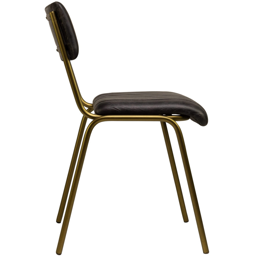 Scaun de dining Jenson, în culoare negruMobCenter