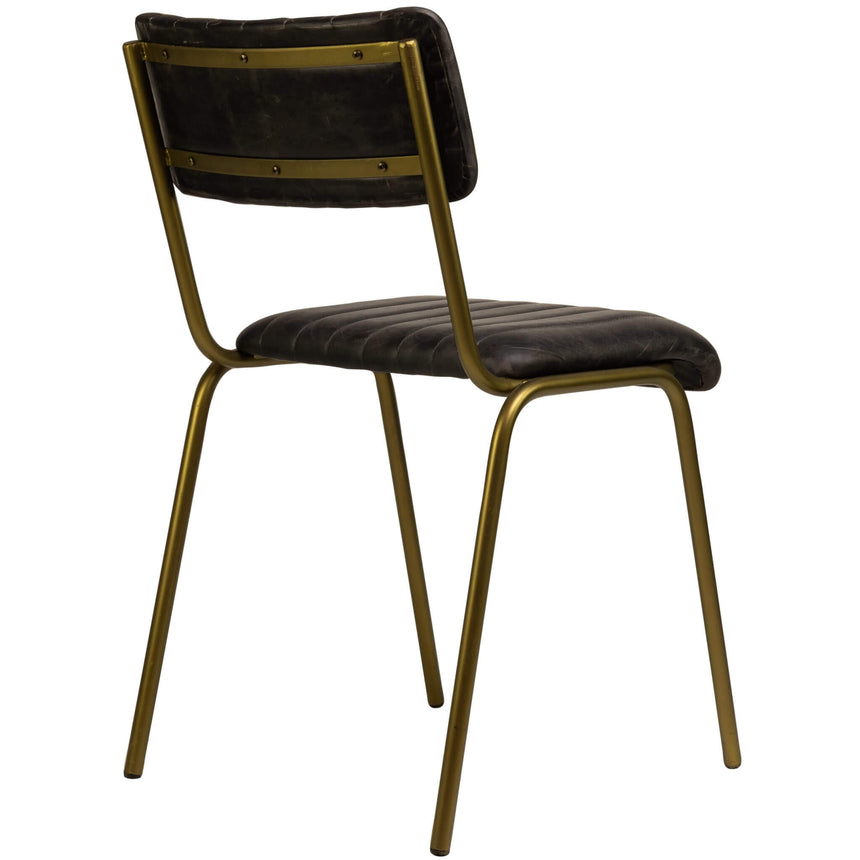 Scaun de dining Jenson, în culoare negruMobCenter