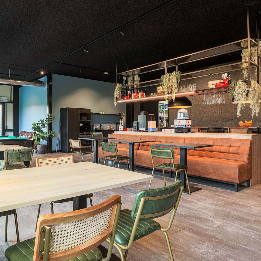 Scaun de dining Jenson, în culoare verdeMobCenter