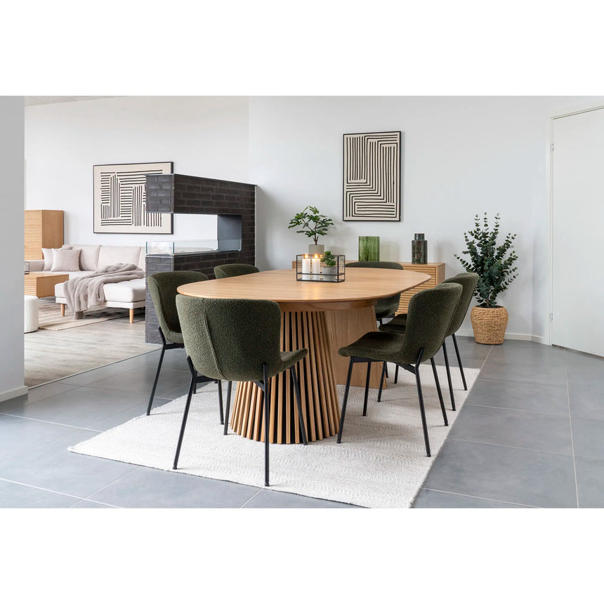 Scaun de dining Maceda - culoare verdeMobCenter