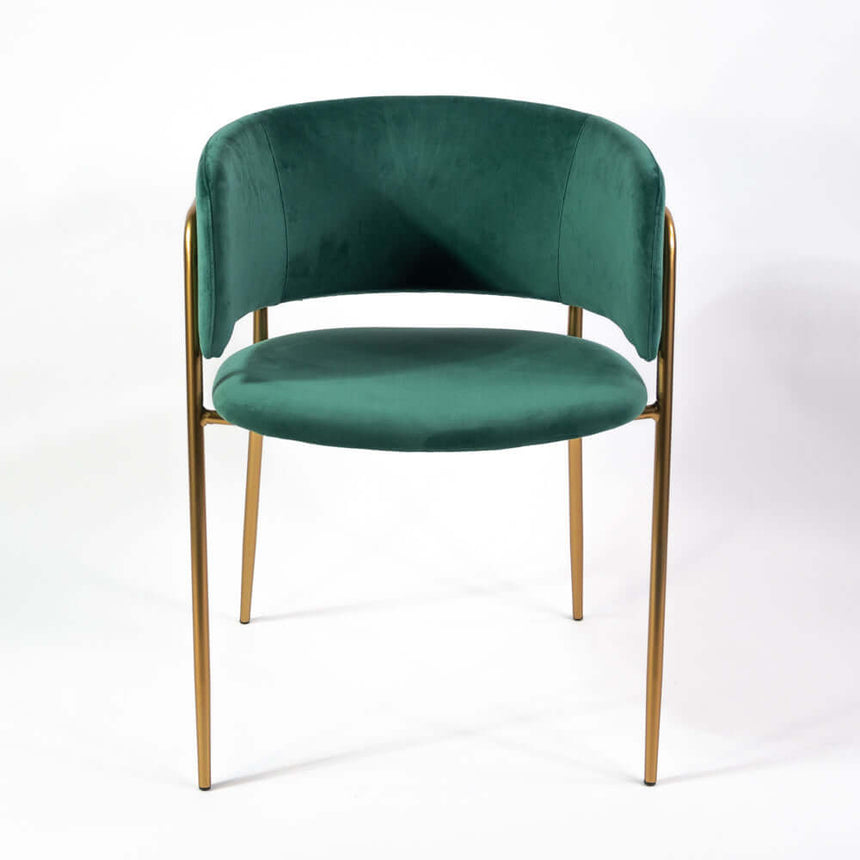 Scaun de dining Mia, culoarea verdeMobCenter