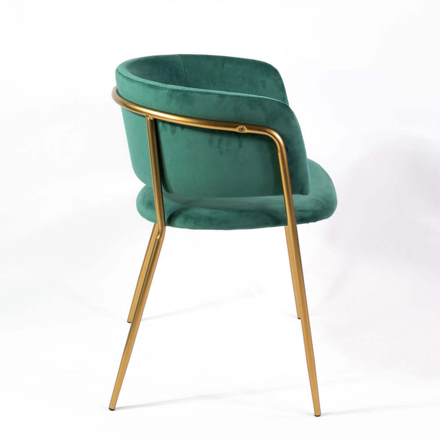 Scaun de dining Mia, culoarea verdeMobCenter