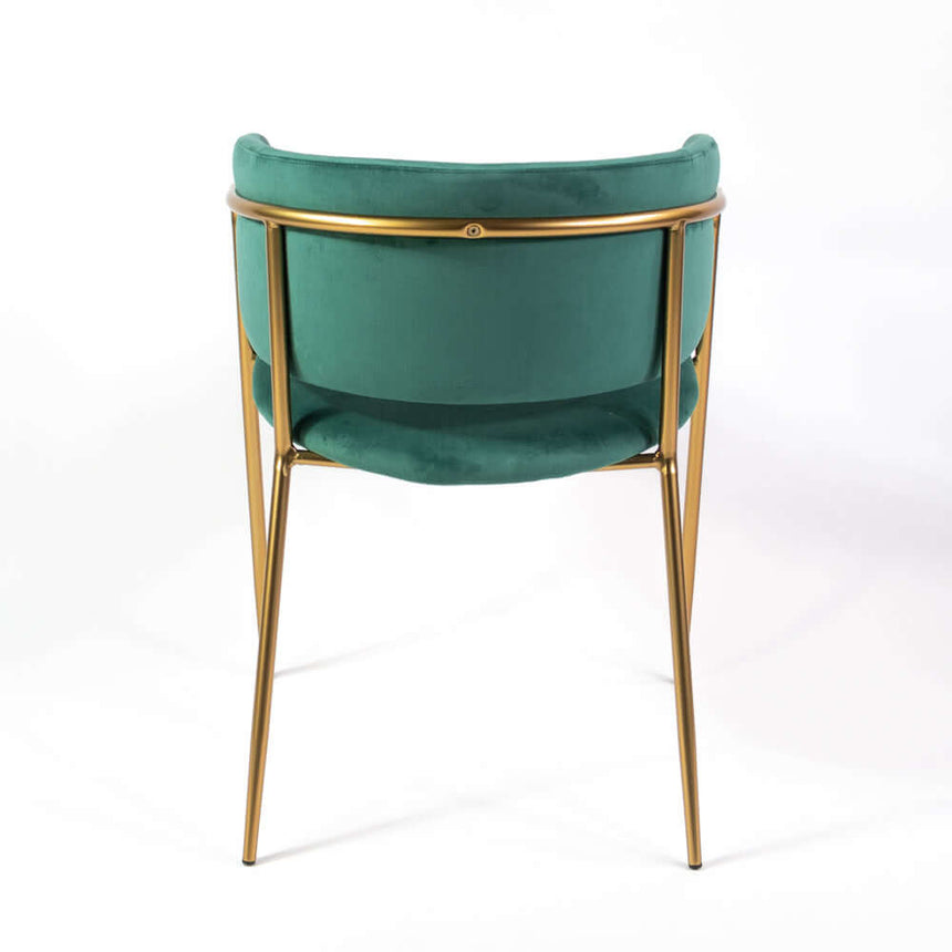 Scaun de dining Mia, culoarea verdeMobCenter