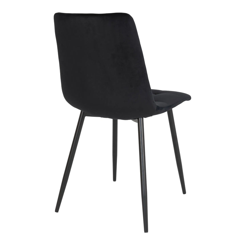 Scaun de dining Middelfart- - culoare negruMobCenter