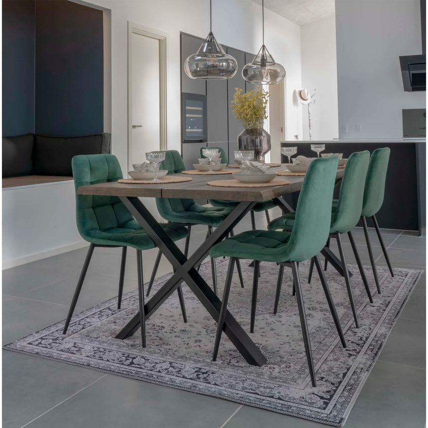 Scaun de dining Middelfart- - culoare verdeMobCenter