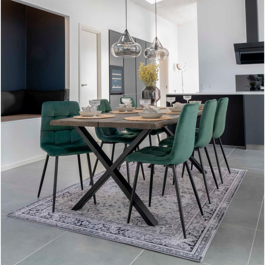 Scaun de dining Middelfart- - culoare verdeMobCenter
