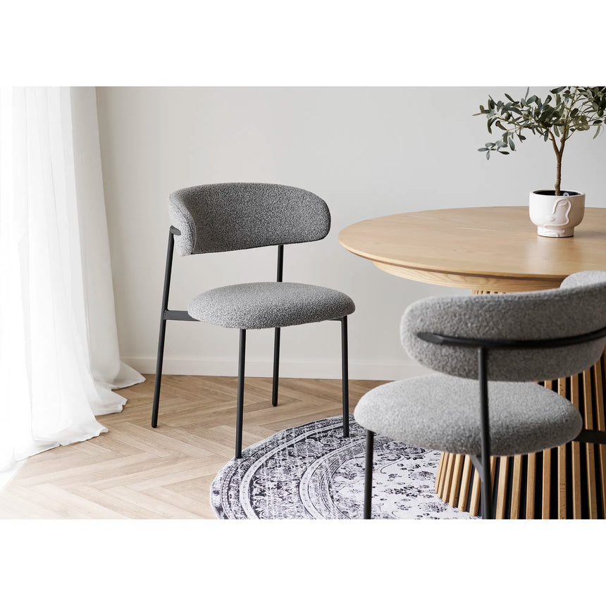 Scaun de dining Mira - culoare griMobCenter