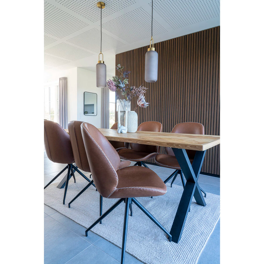 Scaun de dining Monte Carlo II. - culoare maro vintageMobCenter