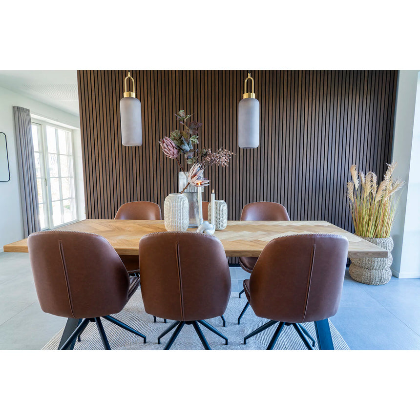 Scaun de dining Monte Carlo II. - culoare maro vintageMobCenter