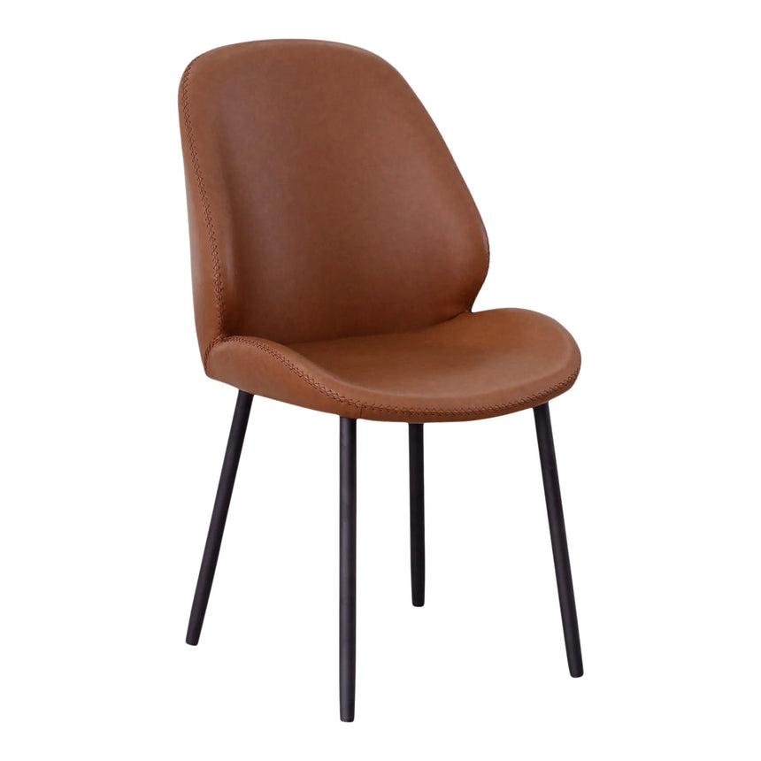 Scaun de dining Monte Carlo - culoare maro vintageMobCenter