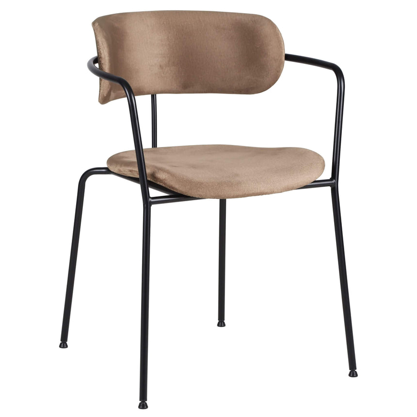 Scaun de dining Olivia, în culoare taupeMobCenter