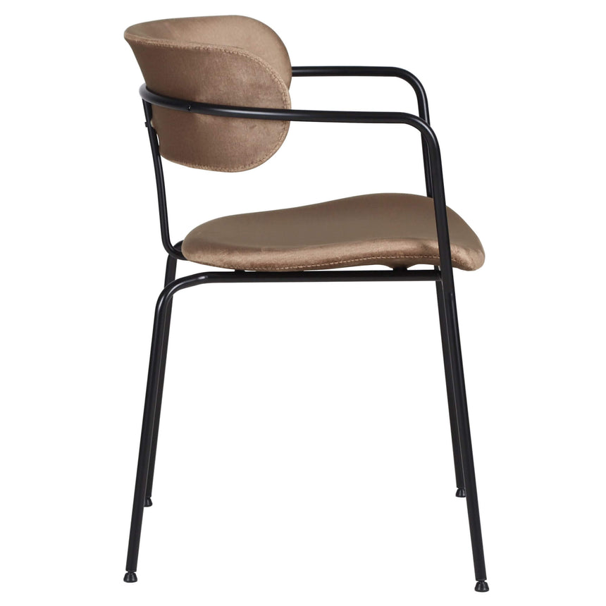 Scaun de dining Olivia, în culoare taupeMobCenter