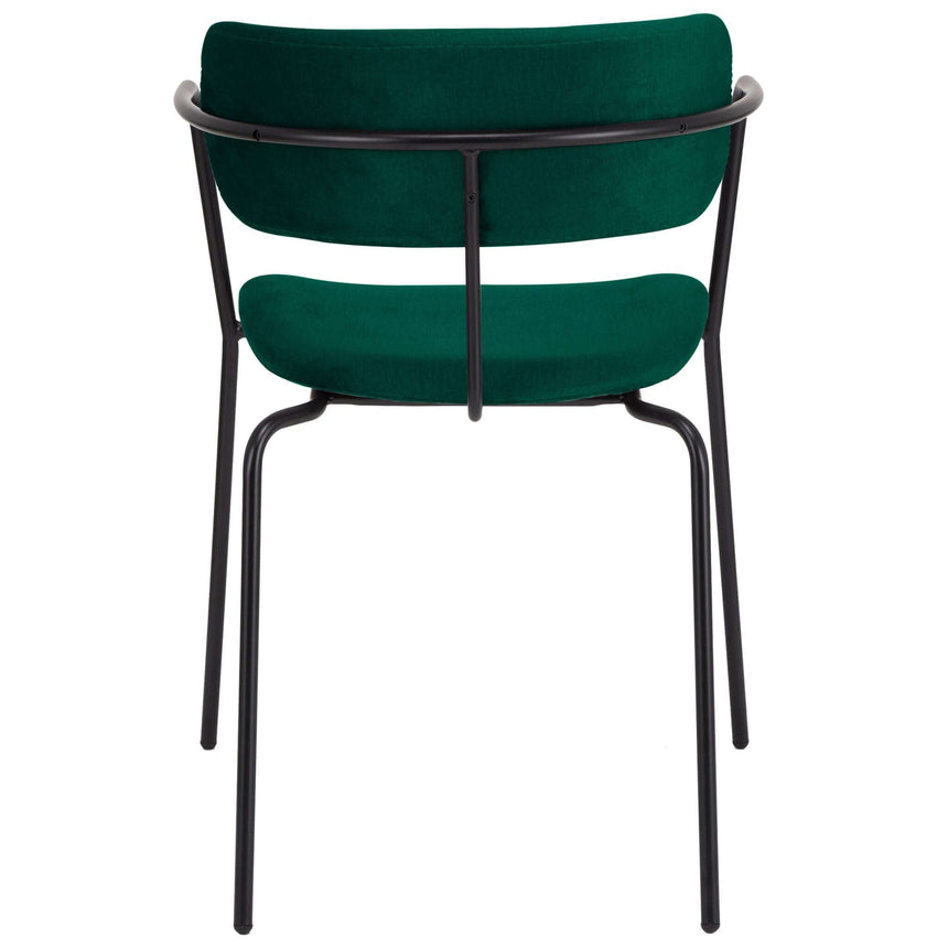 Scaun de dining Olivia, în culoare verdeMobCenter