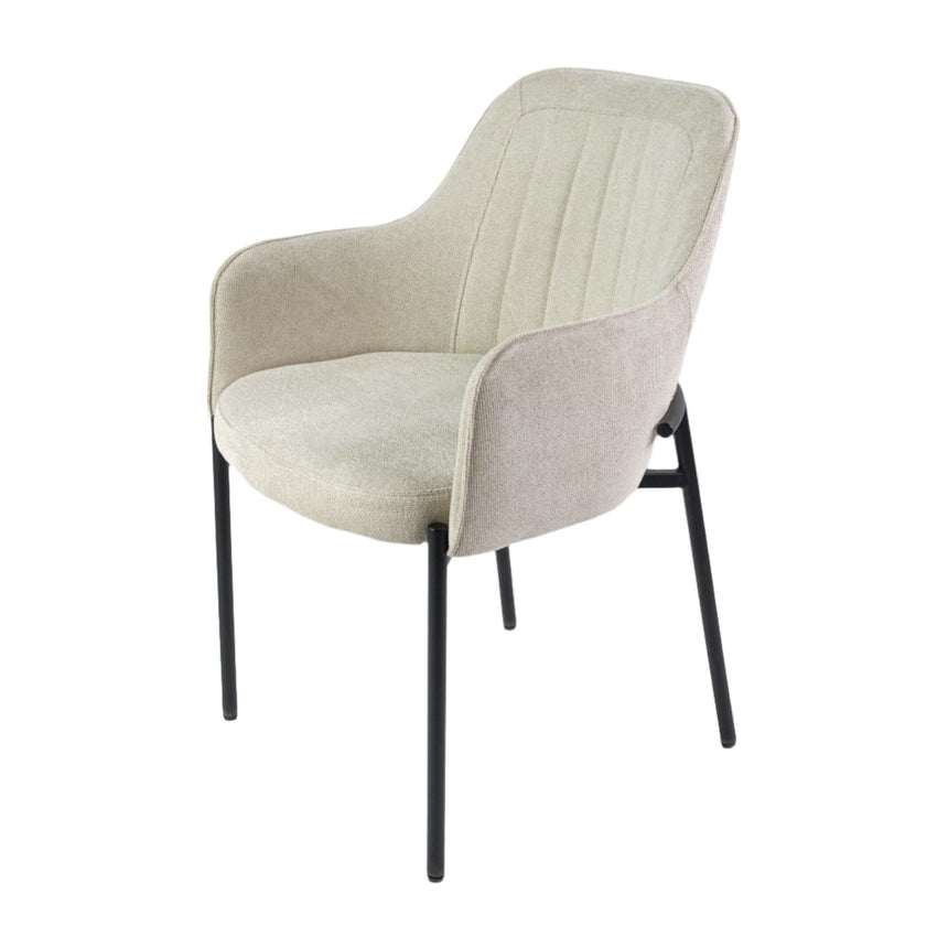 Scaun de dining Porto premium, culoarea bejMobCenter