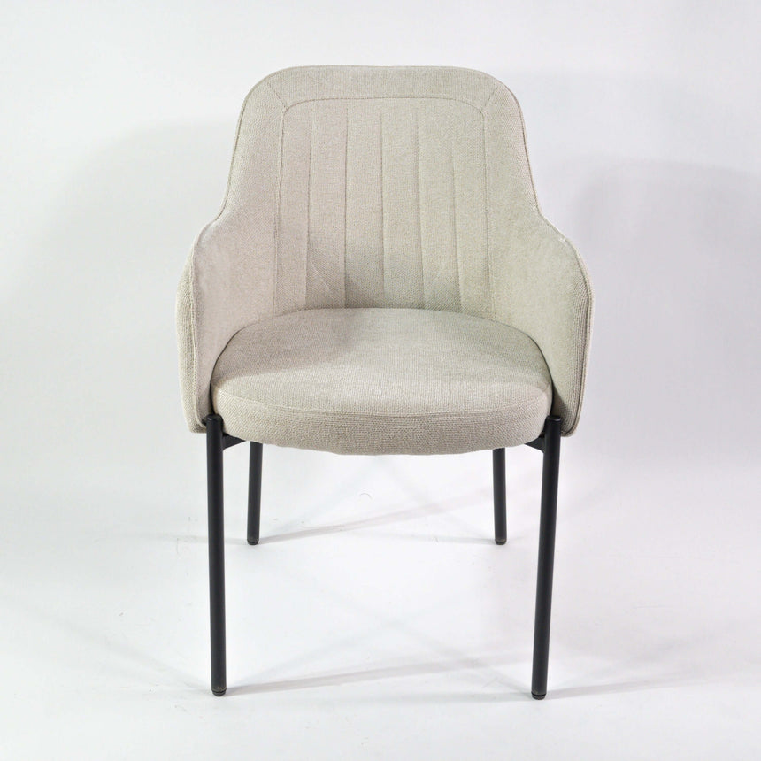 Scaun de dining Porto premium, culoarea bejMobCenter