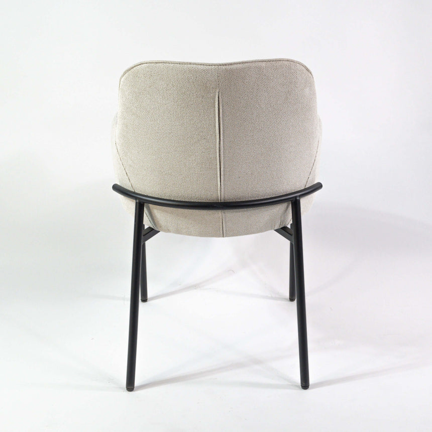 Scaun de dining Porto premium, culoarea bejMobCenter