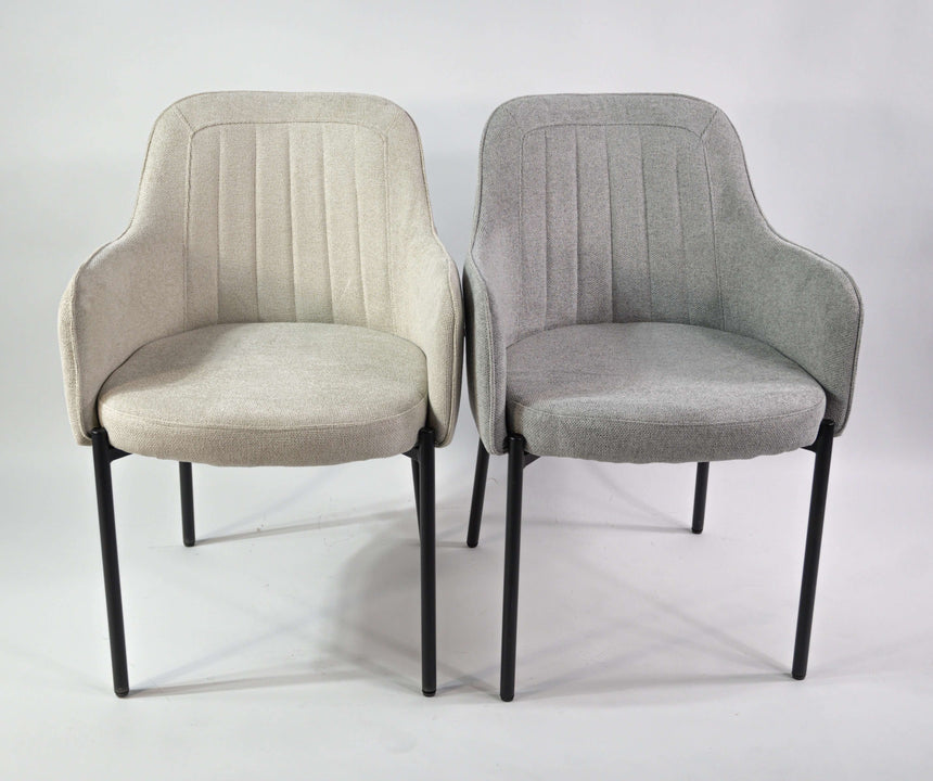 Scaun de dining Porto premium, culoarea bejMobCenter