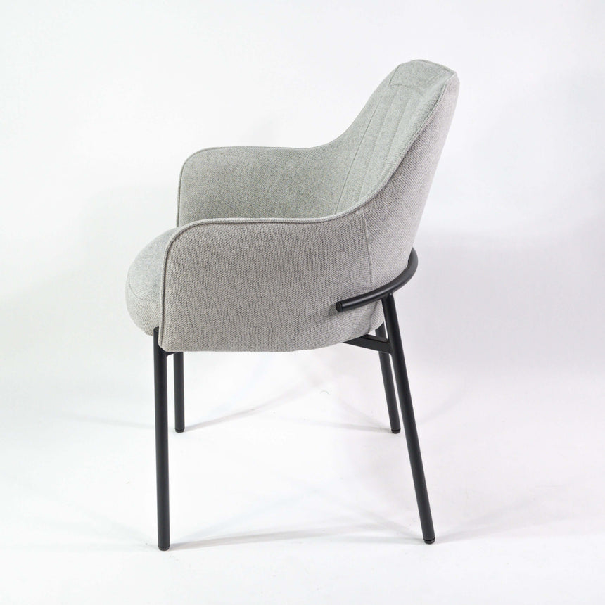 Scaun de dining Porto premium, culoarea griMobCenter