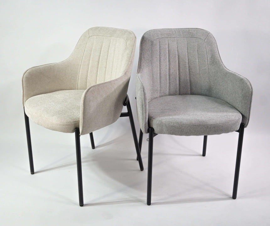 Scaun de dining Porto premium, culoarea griMobCenter