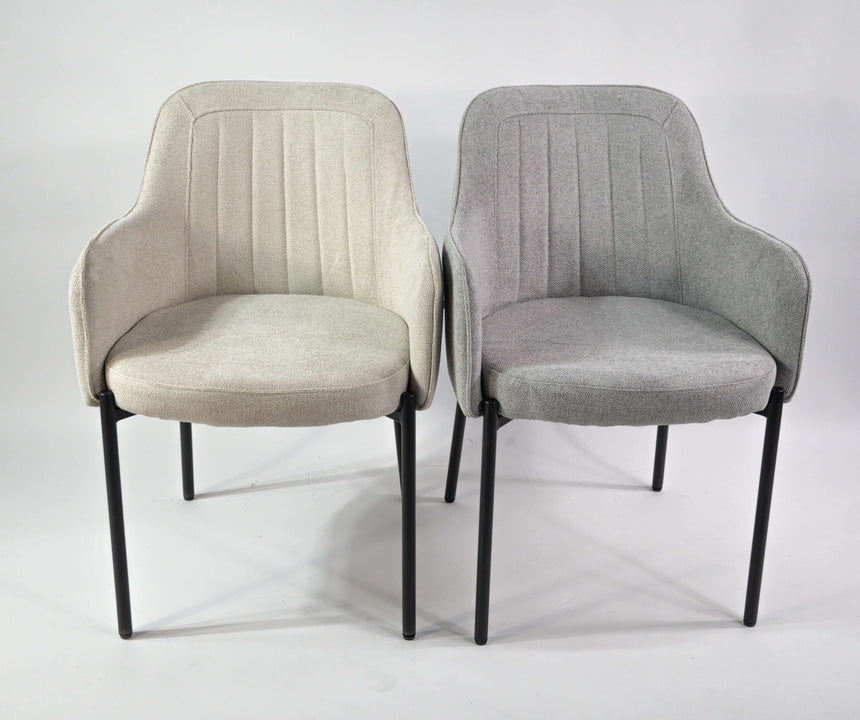 Scaun de dining Porto premium, culoarea griMobCenter