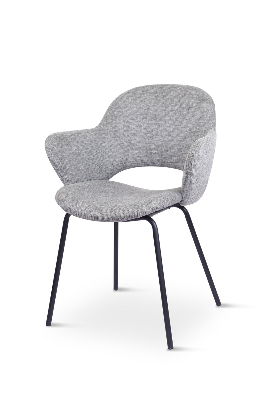 Scaun de dining Rowley, culoare griMobCenter