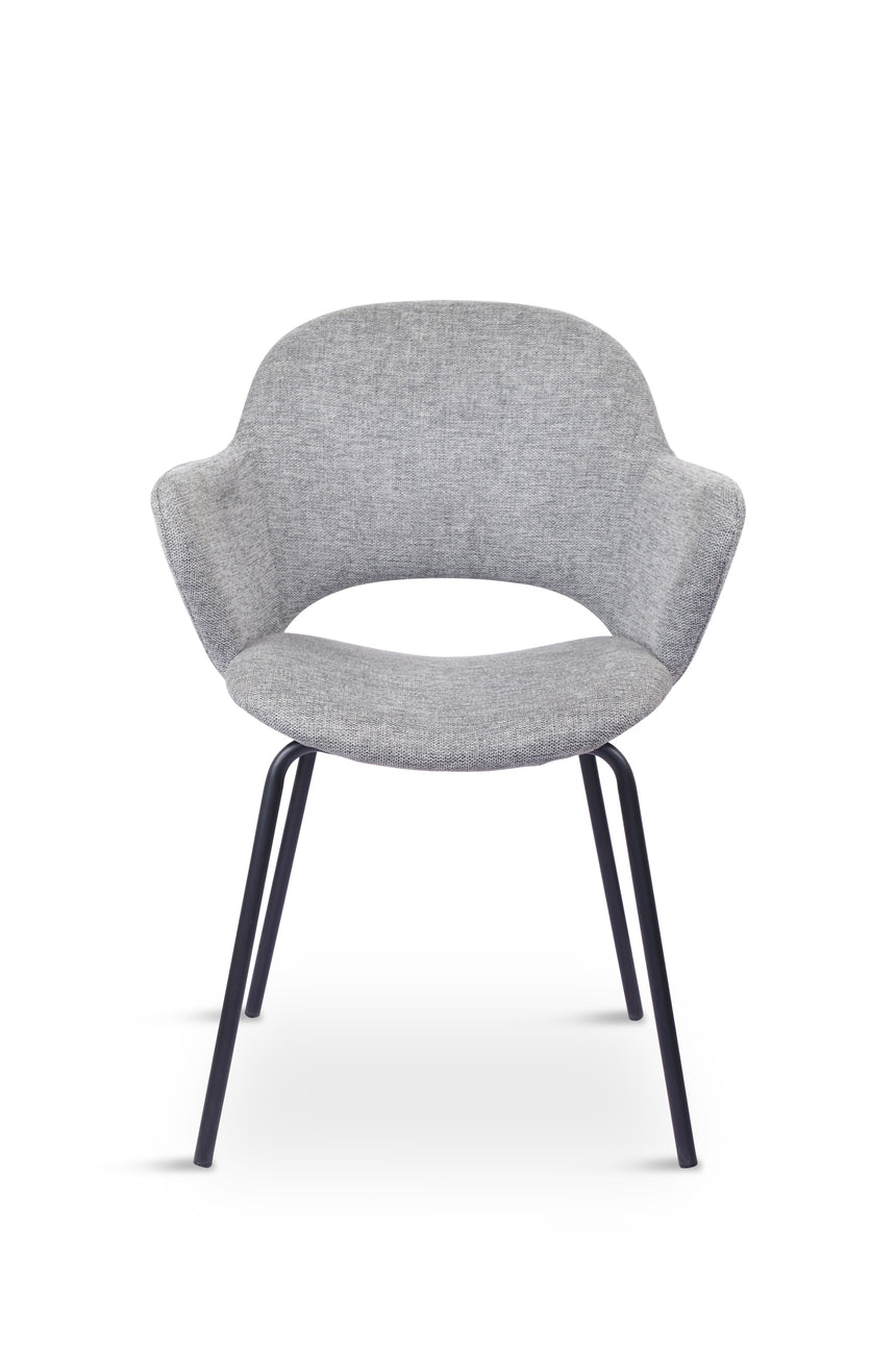 Scaun de dining Rowley, culoare griMobCenter